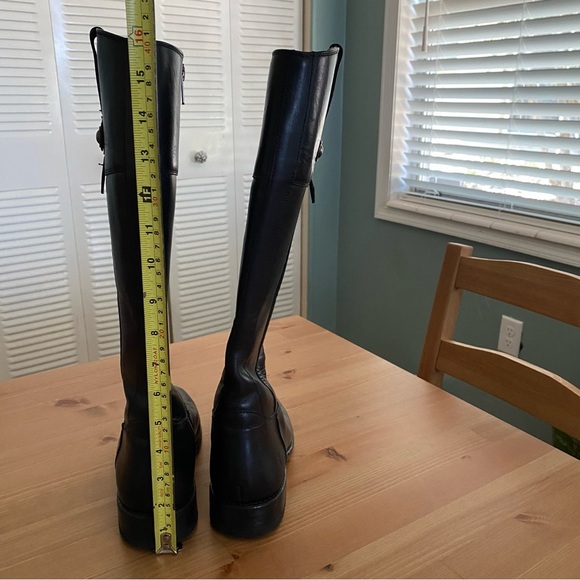 Frye Jayden Button Melissa Tall Black Leather High Riding Boots 6B Style 3475095 - Picture 15 of 15